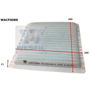 Wesfil Cabin/Pollen Air Filter - WACF0088