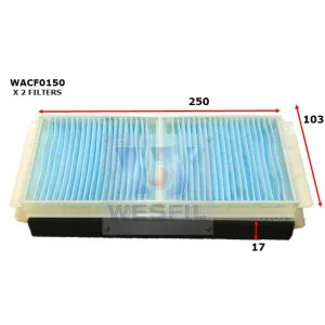 Wesfil Cabin/Pollen Air Filter - WACF0150 - RCA232P