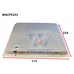 Wesfil Cabin/Pollen Air Filter - WACF5231 - RCA104P