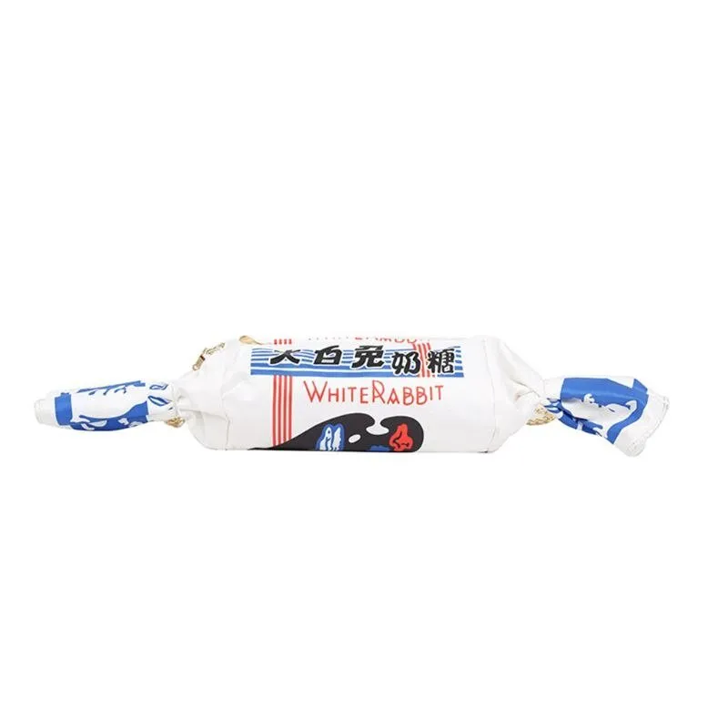 White Rabbit Creamy Candy Canvas Handbag