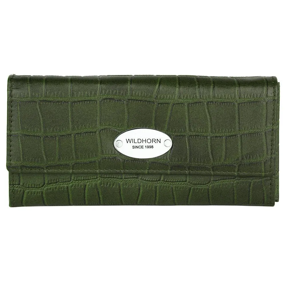 WILDHORN® Genuine Leather Wallet for Women | Purse for Women/Girls