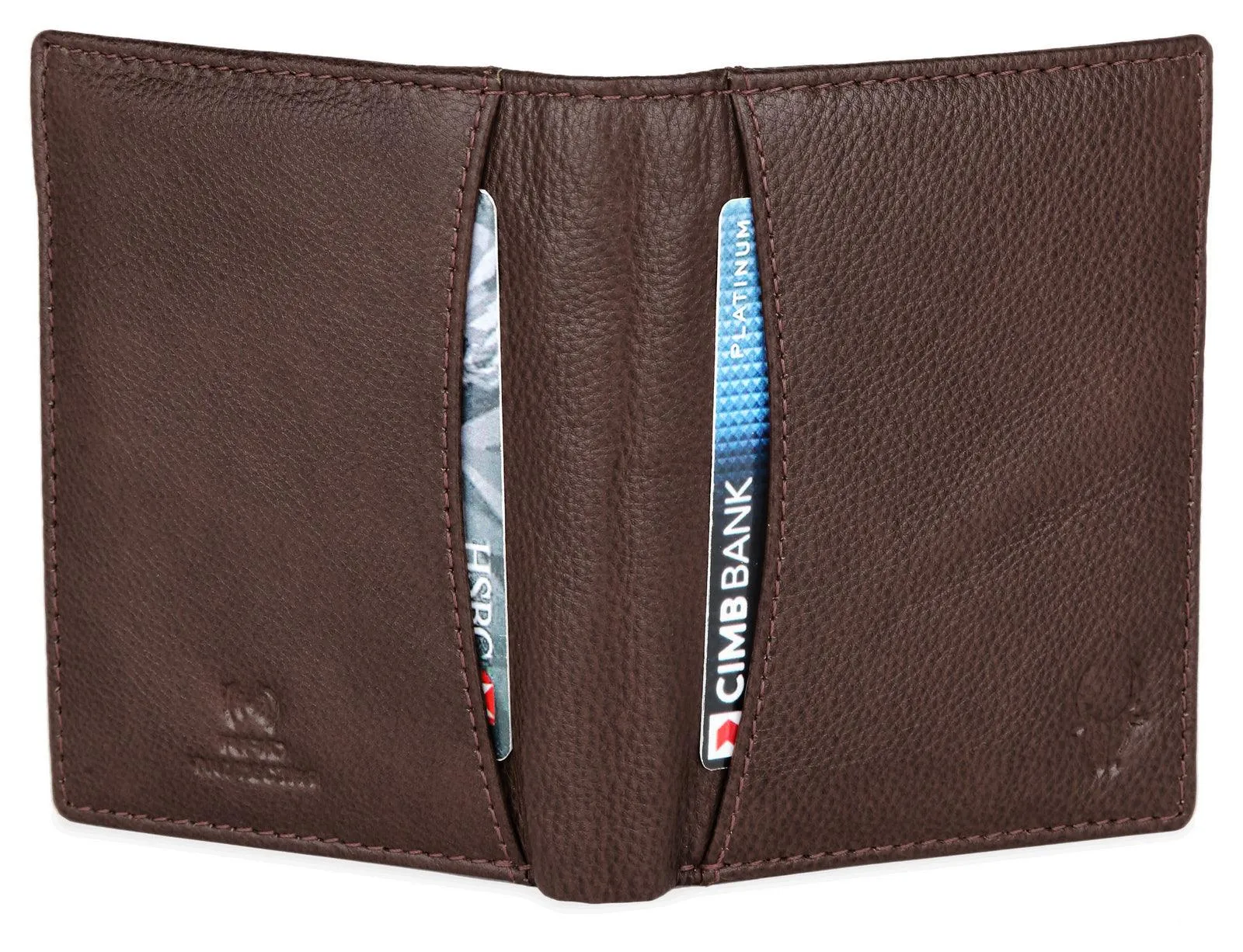 WILDHORN Top Grain Portrait Leather Wallet for Men | Ultra Strong Stitching | Handcrafted | RFID Blocking | 2 ID Slots | 11 Card Slots | Zip Compartment