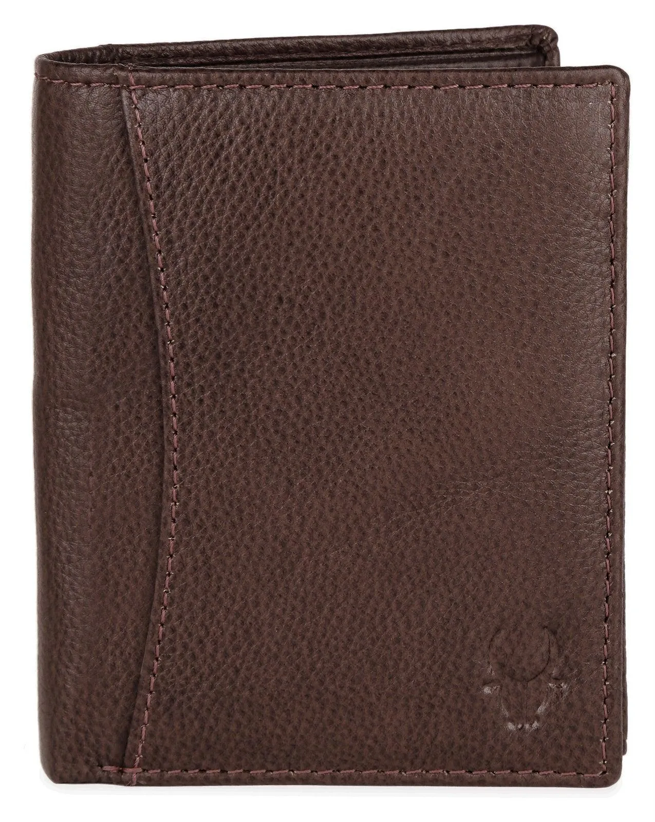 WILDHORN Top Grain Portrait Leather Wallet for Men | Ultra Strong Stitching | Handcrafted | RFID Blocking | 2 ID Slots | 11 Card Slots | Zip Compartment