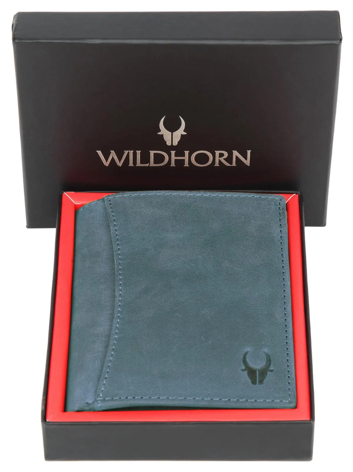 WILDHORN Top Grain Portrait Leather Wallet for Men | Ultra Strong Stitching | Handcrafted | RFID Blocking | 2 ID Slots | 11 Card Slots | Zip Compartment