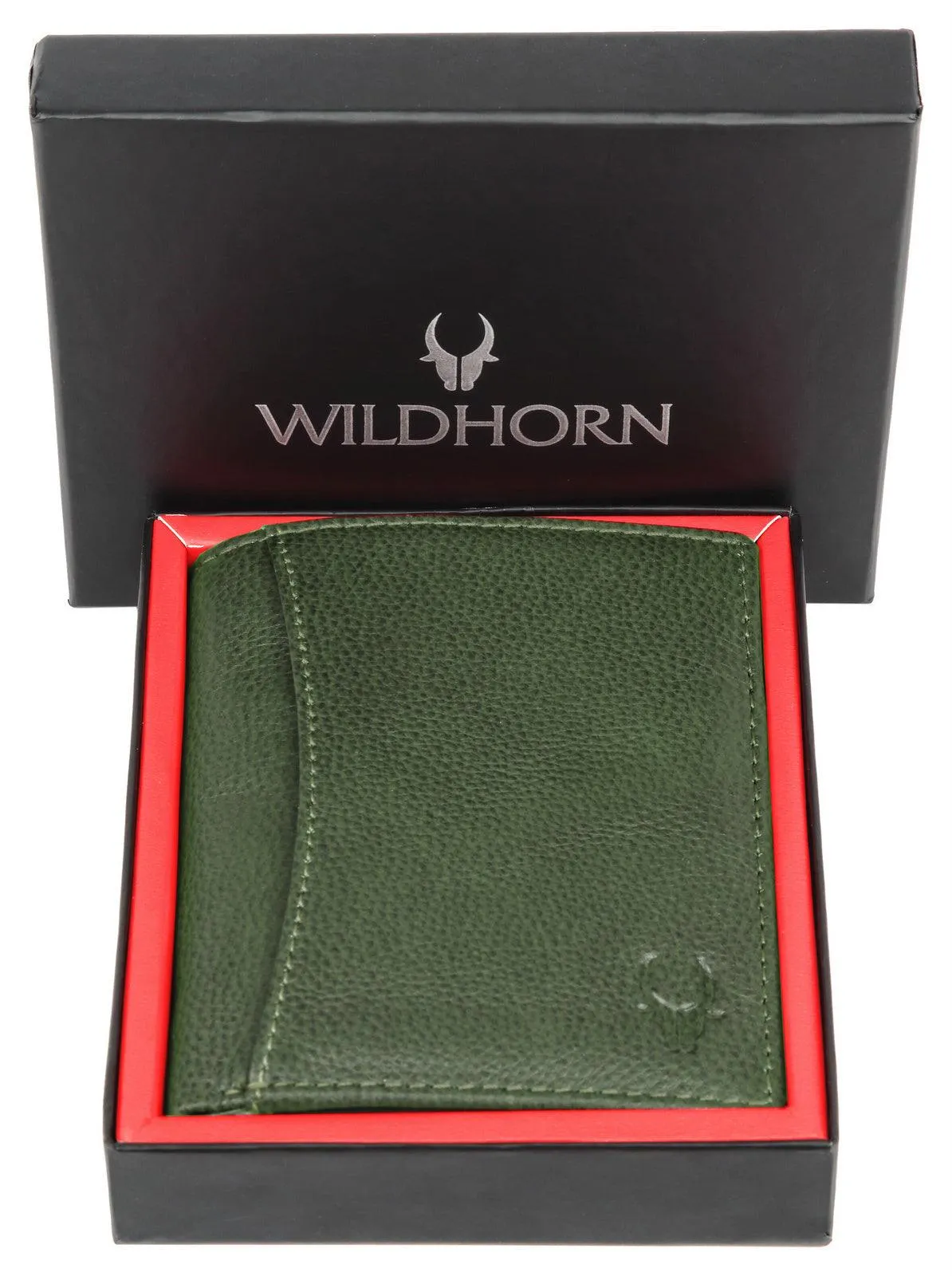 WILDHORN Top Grain Portrait Leather Wallet for Men | Ultra Strong Stitching | Handcrafted | RFID Blocking | 2 ID Slots | 11 Card Slots | Zip Compartment