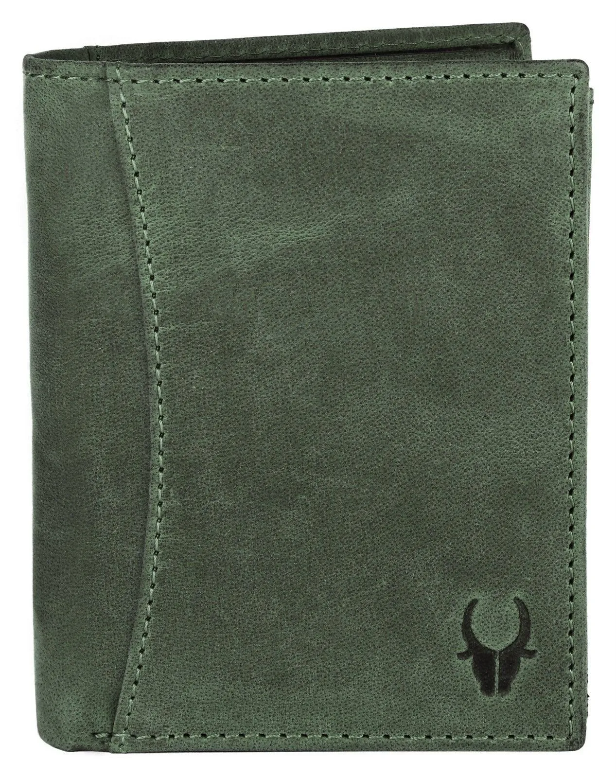 WILDHORN Top Grain Portrait Leather Wallet for Men | Ultra Strong Stitching | Handcrafted | RFID Blocking | 2 ID Slots | 11 Card Slots | Zip Compartment