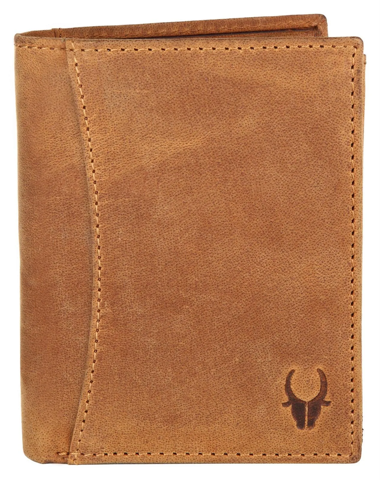 WILDHORN Top Grain Portrait Leather Wallet for Men | Ultra Strong Stitching | Handcrafted | RFID Blocking | 2 ID Slots | 11 Card Slots | Zip Compartment