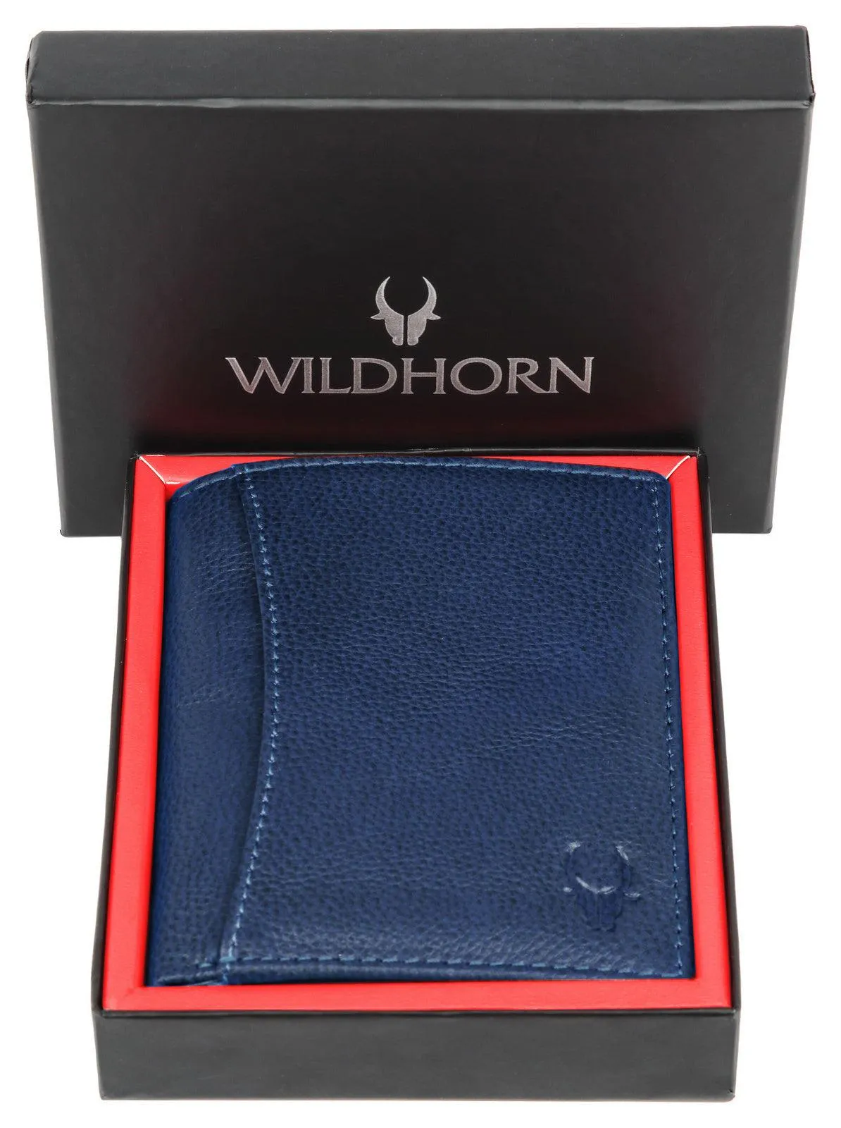 WILDHORN Top Grain Portrait Leather Wallet for Men | Ultra Strong Stitching | Handcrafted | RFID Blocking | 2 ID Slots | 11 Card Slots | Zip Compartment