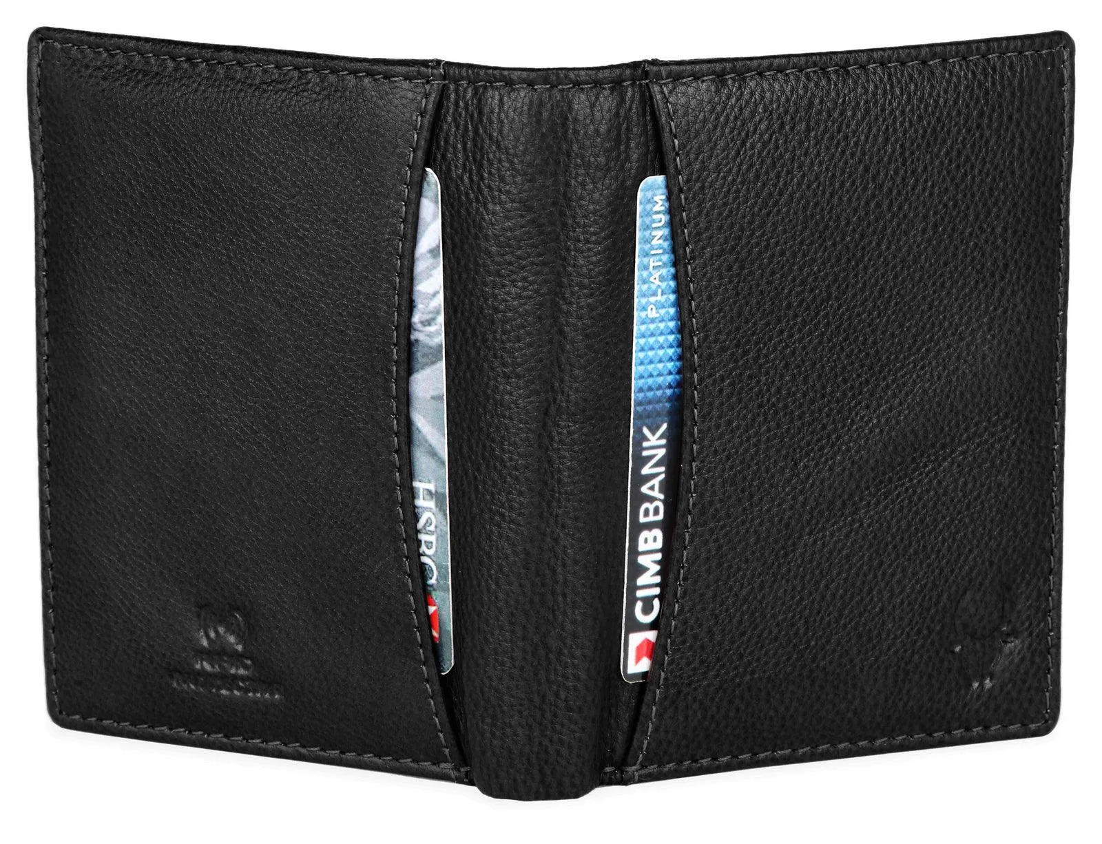 WILDHORN Top Grain Portrait Leather Wallet for Men | Ultra Strong Stitching | Handcrafted | RFID Blocking | 2 ID Slots | 11 Card Slots | Zip Compartment