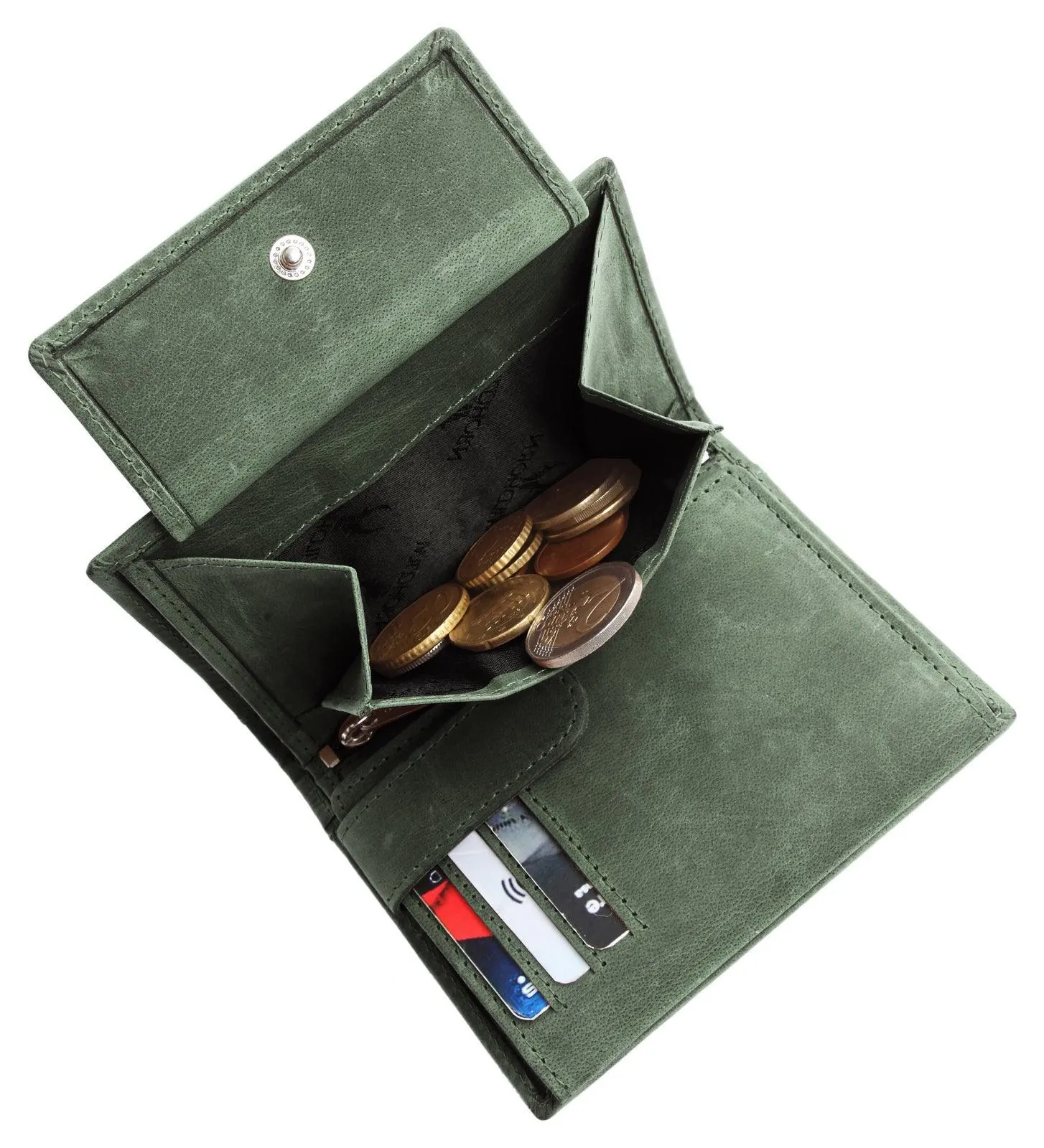 WILDHORN Top Grain Portrait Leather Wallet for Men | Ultra Strong Stitching | Handcrafted | RFID Blocking | 2 ID Slots | 11 Card Slots | Zip Compartment