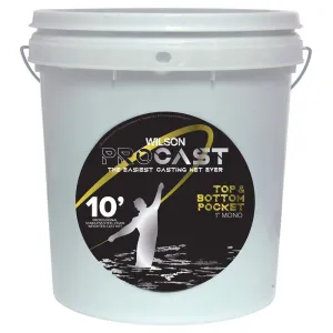 Wilson Pro Cast Chain 1in Mesh Top and Bottom Pocket Professional Cast Net