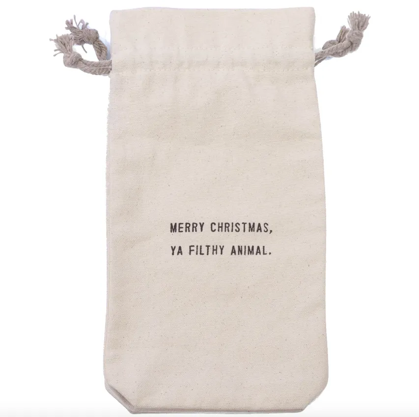 Wine Bag - Merry Christmas Ya Filthy Animal