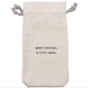 Wine Bag - Merry Christmas Ya Filthy Animal