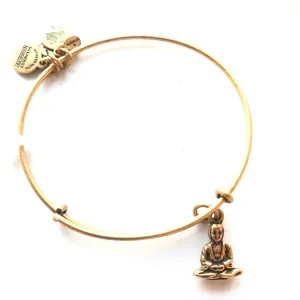 Women's Alex And Ani | Buddha Bangle Bracelet | Rafaelian Gold