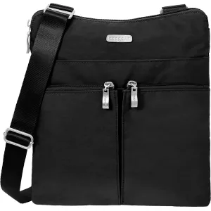 Women's Baggallini Horizon Crossbody Black Nylon