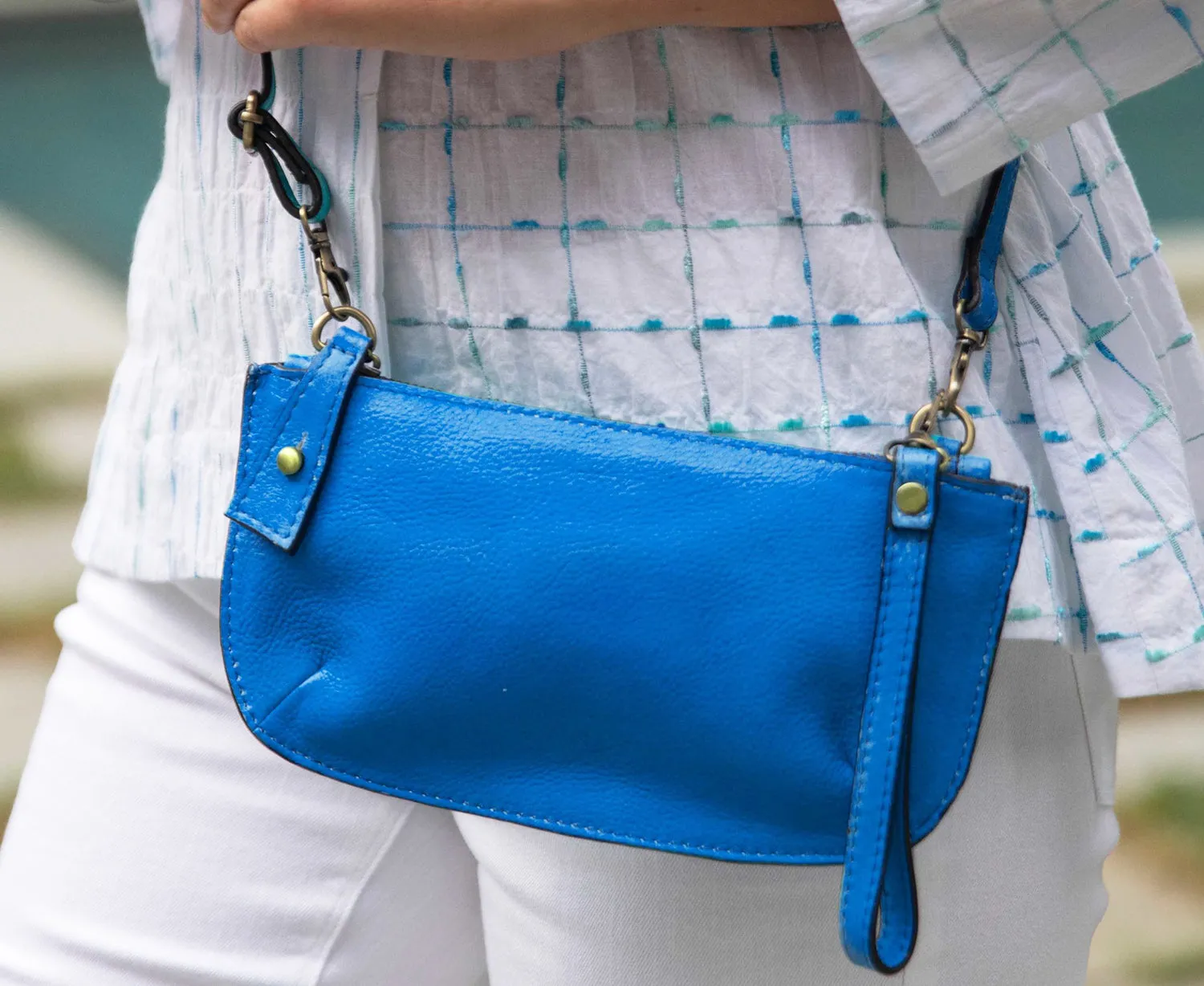 Women's Habitat Crossbody Wristlet Clutch Dazzling Blue