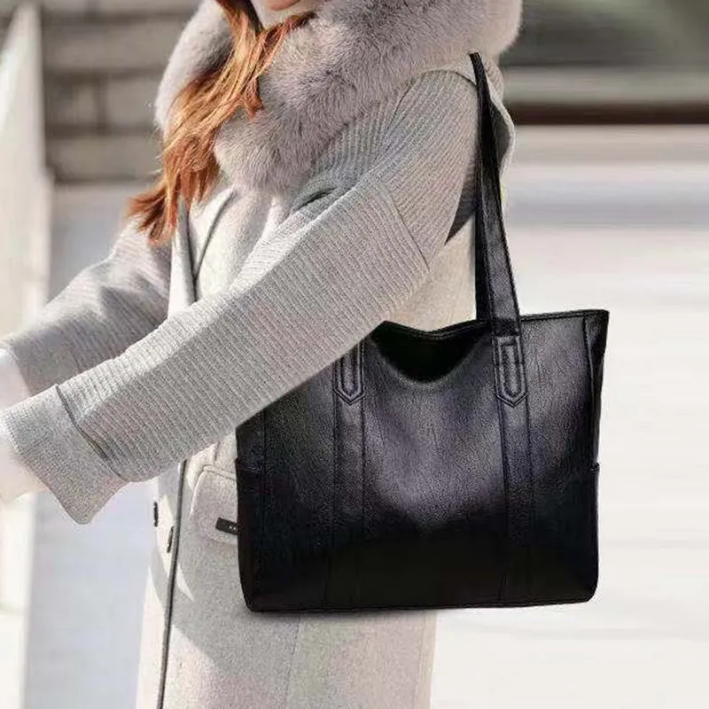 Women's Large Capacity PU Leather Tote