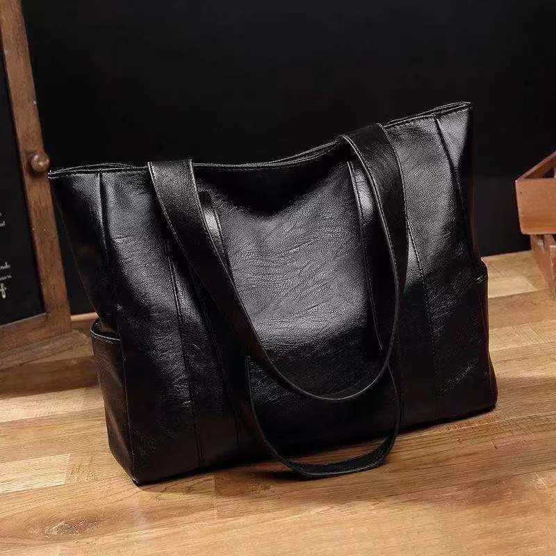 Women's Large Capacity PU Leather Tote