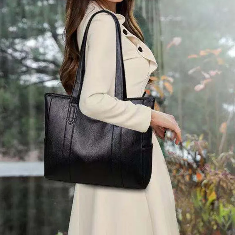 Women's Large Capacity PU Leather Tote