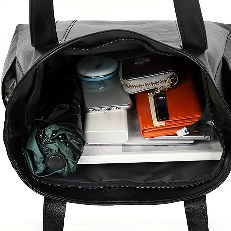 Women's Large Capacity PU Leather Tote