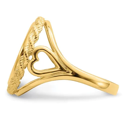 Women's Walking Liberty Gold Coin Ring, USA 1/10th Ounce in 14k Mounting