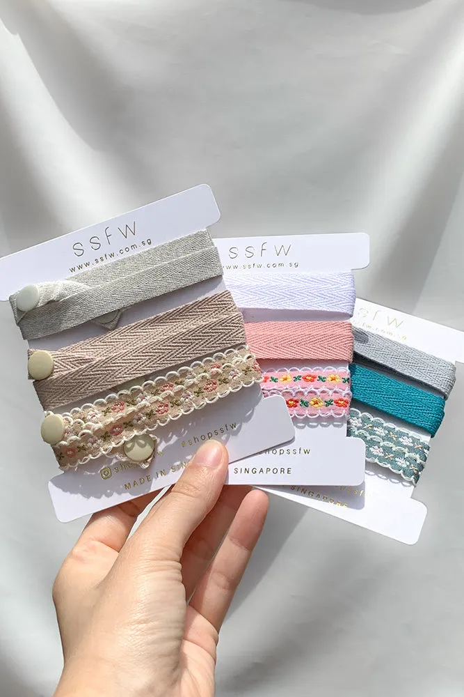 Your Daily Mask Strap - Floral Edition (Set of 3)