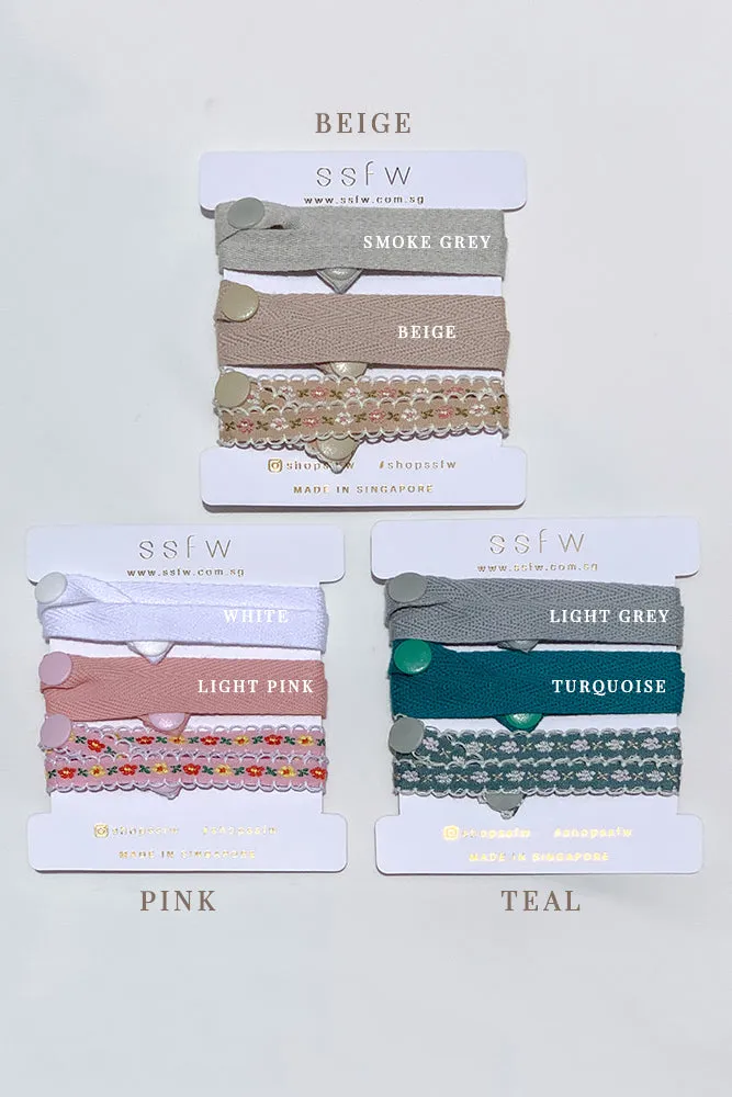 Your Daily Mask Strap - Floral Edition (Set of 3)