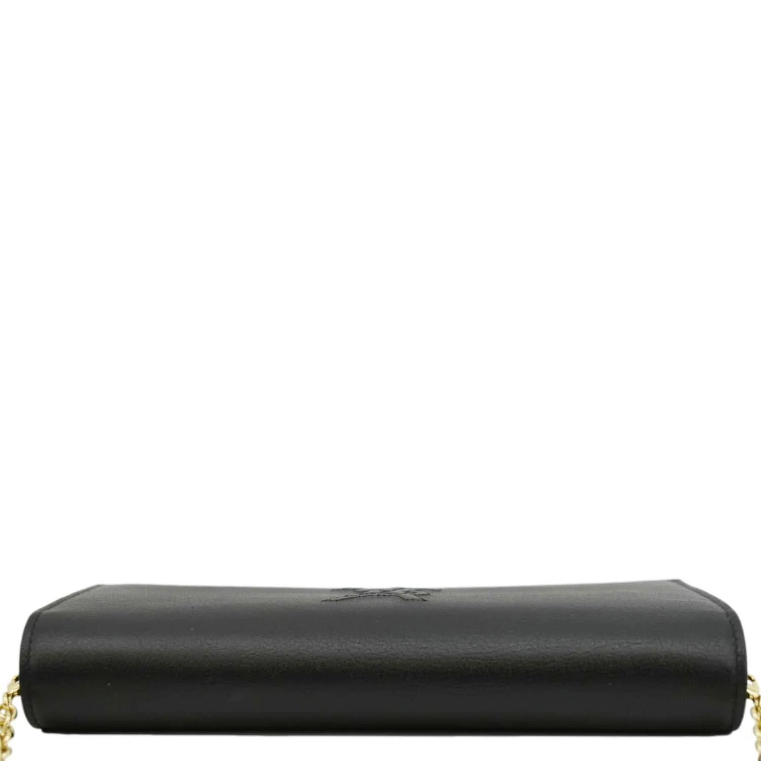 YVES SAINT LAURENT Belle De Jour Chain Leather Crossbody Bag Black