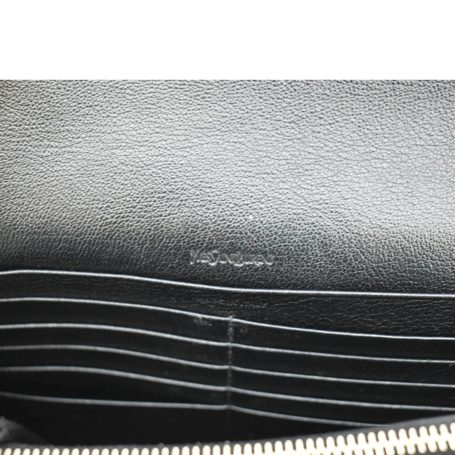 YVES SAINT LAURENT Belle De Jour Chain Leather Crossbody Bag Black