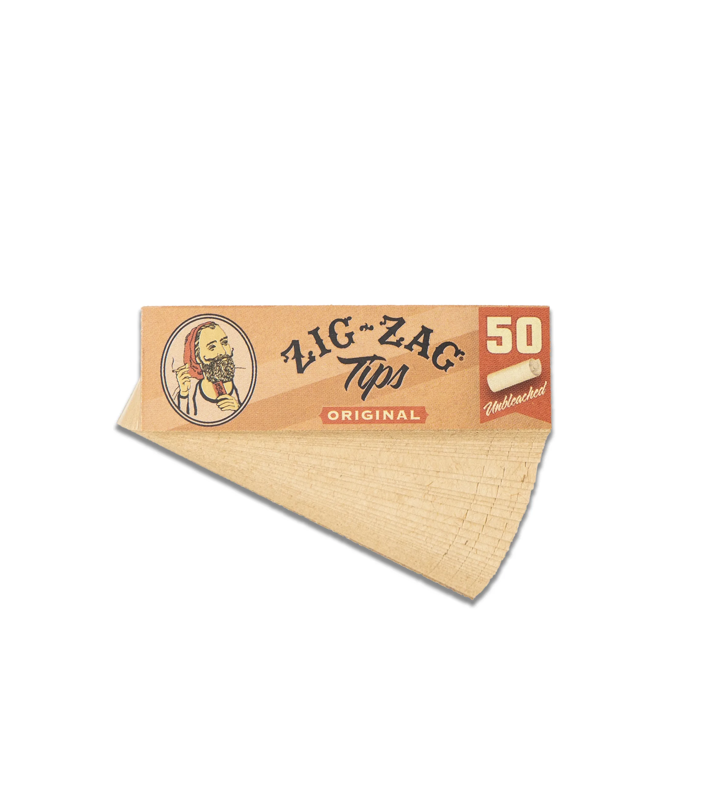Zig-Zag Original Rolling Tips 50 Tips Per Booklet - (50 Count Display)