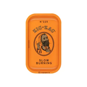Zig-Zag Small Orange Rolling Tray - (1 Count)